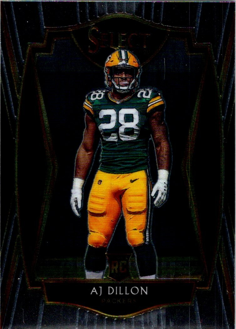 2020 Panini Select AJ Dillon Premier Base RC Card # 165