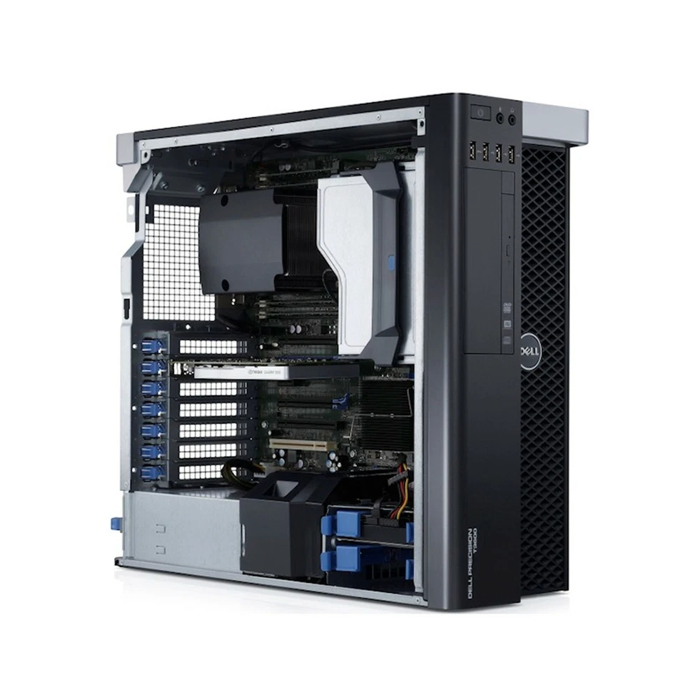 Dell Precision T7600 Intel Xeon E2620 @2.0GHz 32GB RAM 2TB HD+240GB SSD Tower PC - Image 2 of 4