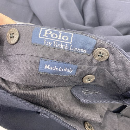 vtg Polo Ralph Lauren Pants Men 36R Virgin Wool Extrafine trouser Pleated Dalton - Picture 10 of 16