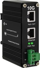 New - Elenzk 10G PoE Injector - Industrial 10 Gigabit IEEE802.3at 30W Hardened