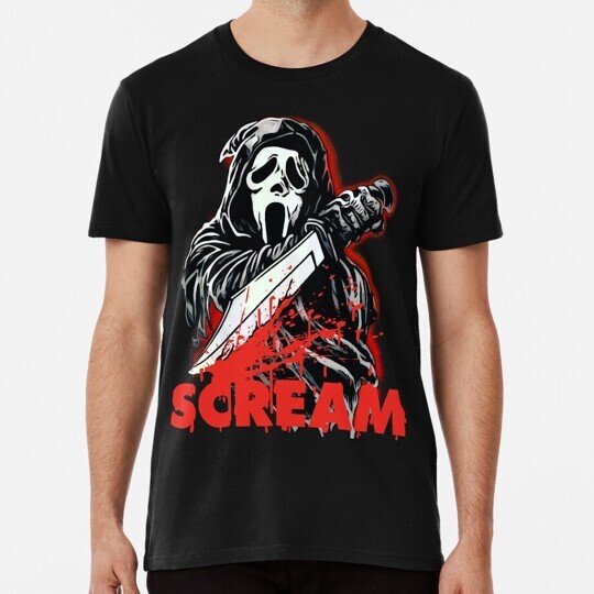 Ghostface Scream Mask Classic T-Shirt Sizes S-5XL USA Made  