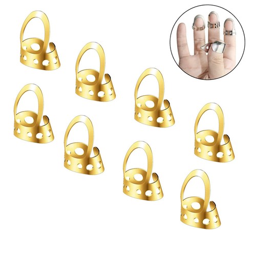 8 Adjustable Finger Picks Plectrum with for Banjio O9L6 | eBay Australia