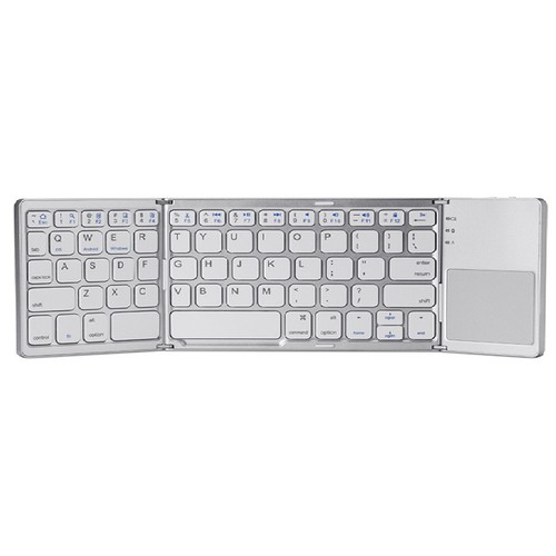 Pocket-Size Touchpad Foldable Bluetooth Keyboard for Android Windows iOS Tablet - Picture 6 of 13