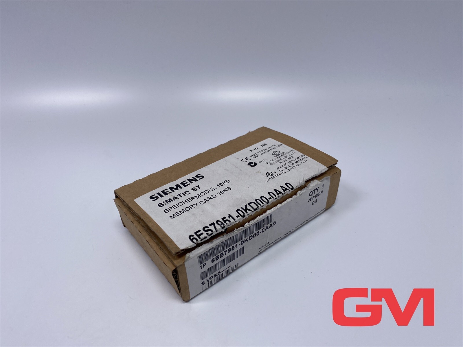 Siemens Simatic S7 Module Mémoire 6ES7951-0KD00-0AA0 Carte 16KB Version 04