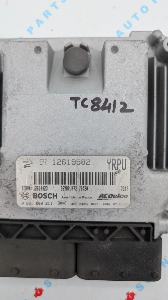 Usado 2008 Pontiac Torrent Bosch E77 12619582 ECU 0261209211 / 12614423 - Imagem 2 de 4