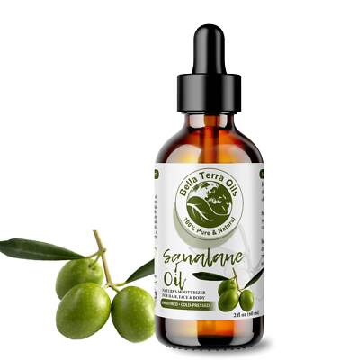 Olive Squalane Oil   Choose Your Size | 2oz, 4oz, 8oz, 16oz, 128oz (Gallon) | Pu