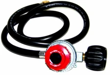 Propane Gas Regulator High pressure LPG BBq  burner stove fryer with 4 ft  hose 