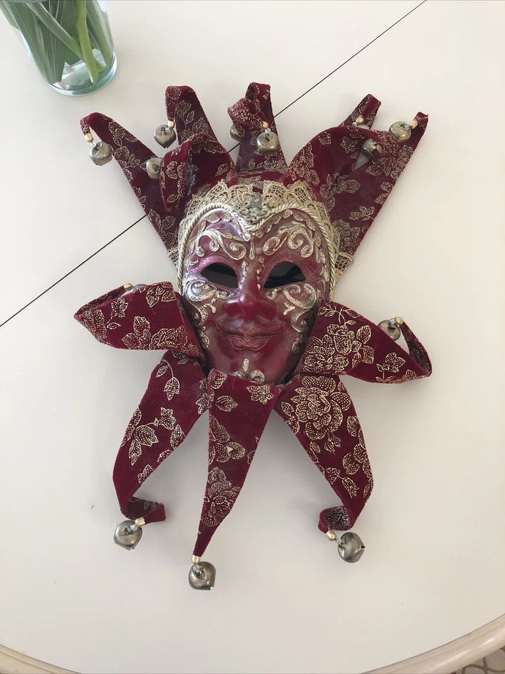masquerade mask Made In Italy Halloween Art One of a kind - Image 2 of 4
