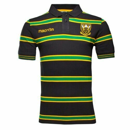 Northampton Saints Training Jersey Rugby Union Shirt Macron Men