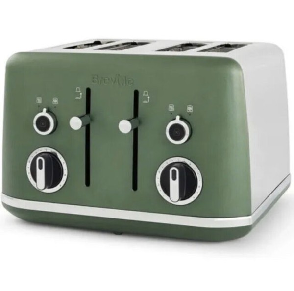 Breville Lustra VTT992 4Slice Toaster Matt Forest Green for sale