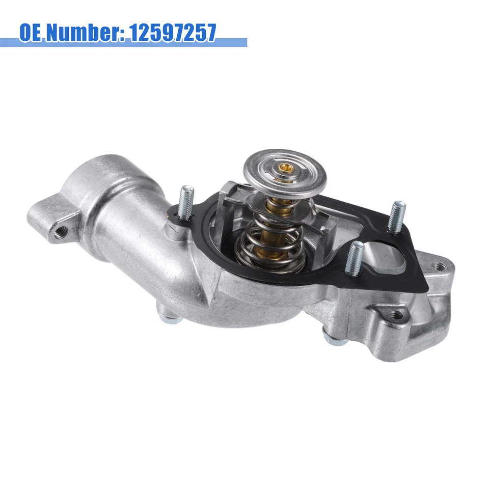 Conjunto de carcasa de termostato de refrigerante de motor 12597257 para Buick Rendezvous 3,6 L Foto 4 de 4