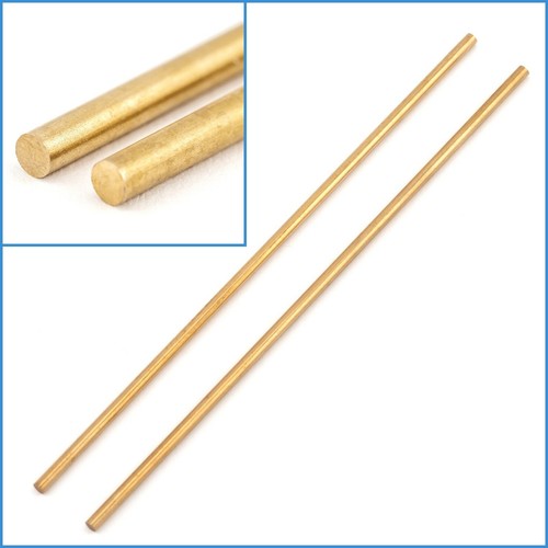 2pcs 2mm x 100mm Solid Brass Rod Knife Handle Mosaic Blade Rivet Steel