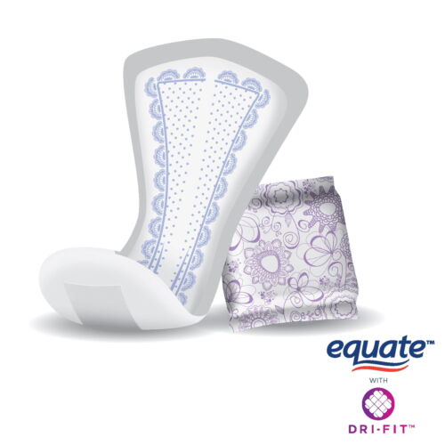 Equate Overnight Contoured Pads, Ultimate Absorbency Extra Protection, 30 count - Picture 3 of 3