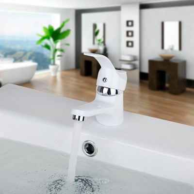 Cold Hot Tap Faucet Mixer Bathroom Kitchen Sink Washbasin Vanity Faucets Mounted Ebay