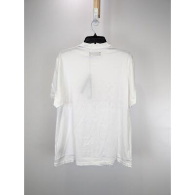 【関税込み】AMIRI ホワイト MA刺繍 ベビーTシャツ AMIRI M.A. paisley-print T-shirt | White | FARFETCH
