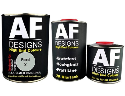 2,5L Autolack für Ford X Oyster Grey Klarlack Härter