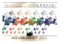 NILS HOGLANDER 2021-22 UPPER DECK HOCKEY SERIES 1 ELECTROMAGNETIC - GOLD SP
