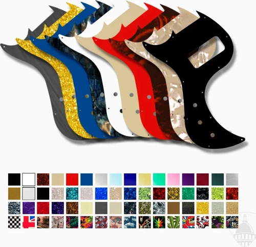 WD Custom Pickguard For Left Hand Gibson 5 String EB5 Bass
