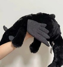 Onyx Dragon Plush   Black - RETIRED RARE 50cm - NEW WITH TAGS Gifts