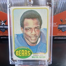 Topps 1976 Topps Walter Payton #148 Rookie Chicago Bears NFL Football Card. rookie card picture
