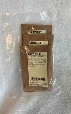 Lot of 3 Le Labo Another 13, Santal 33 & The Nior 29 EDP Sample Size .025 oz ea