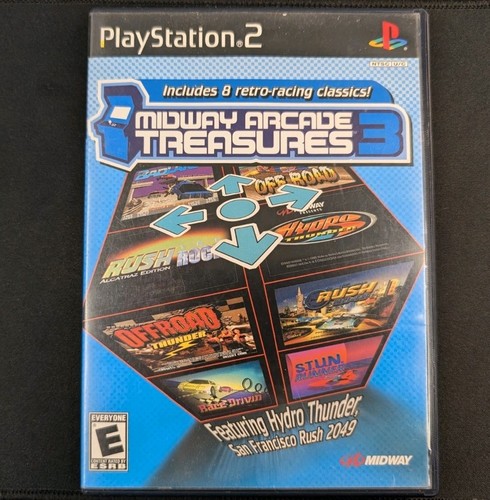 Midway Arcade Treasures 3 (PS2, 2005) Complete | Tested | Authentic