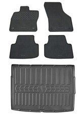 Gummi Fußmatten Kofferraumwanne für Cupra Formentor ab 2020- Gummimatten Wanne