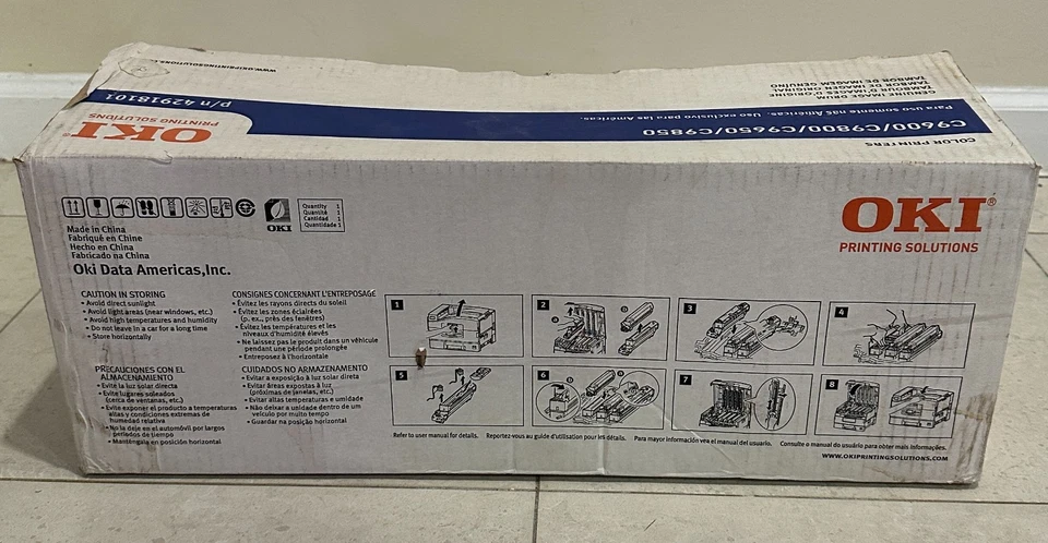OKI - Yellow Image Drum (42918101) C9600 C9650 C9800 C9850 Genuine OEM Open Box - Image 3 of 4