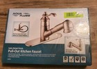 Aqua Plumb Pull. Out Satin Kitchen Faucet New In Box 1558071