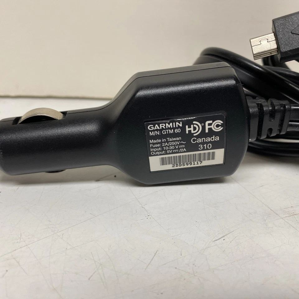 Authentic Garmin GTM 60 HD Digital Traffic Receiver Power Cord Cable - Image 2 of 2