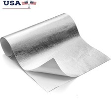 Aluminized Adhesive Heat Barrier Reflective Insulation Home Auto Heat Shield New