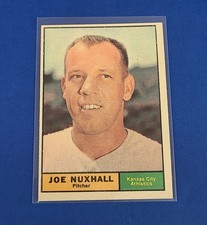 1961 Topps   #444 Joe Nuxhall  Kansas City Athletics Baseball Card I3