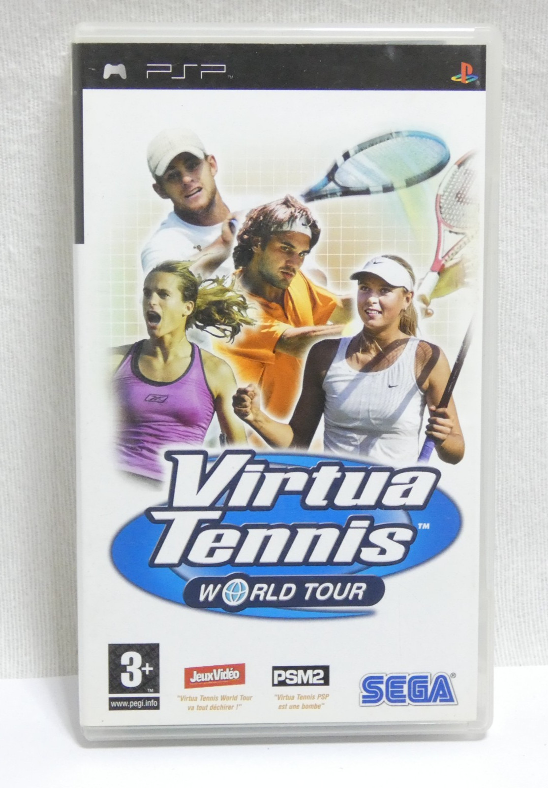 VIRTUA TENNIS WORLD TOUR SEGA JEU CONSOLE SONY PSP COMPLET AVEC NOTICE PAL FRA