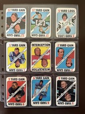 1971 Topps Football Complete Set Of Game Cards 52+.  Bradshaw Rookie