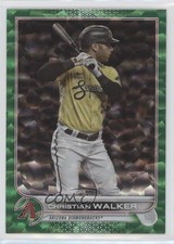 2022 Topps Series 1 Green Foil 91/499 Christian Walker #75 w5p