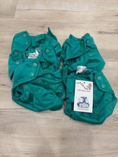 Rumparooz Cloth Diaper Lot 5 One Size Baby Newborn Teal Green Snap Covers