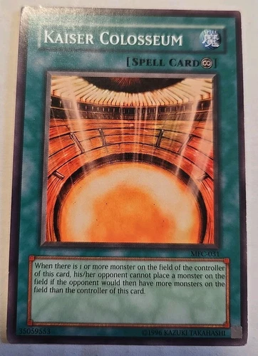 1996 Konami Yu-Gi-Oh! TCG Kaiser Colosseum MFC-031 Gaming Card - Picture 1 of 2
