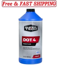 Super Tech Dot 4 Motor Vehicle Brake Fluid, 32 fl oz