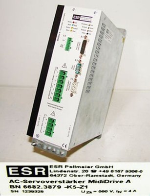 ESR Pollmeier MidiDrive A BN6682.3879-K5-Z1 AC Servo Amplifier -used-