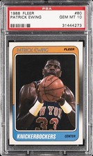 1988 FLEER #80 PATRICK EWING PSA 10