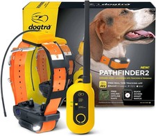 Dogtra PATHFINDER2 GPS 2 Dog Tracking Training, E-Fence LED Beacon Light 9 Mi