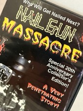 Nail Gun Massacre DVD 20th Anniversary Edition Cult Classic Uncensored