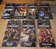 Warhammer 40K 40,000 CONQUEST Card Game lot 7 sealed Decks GW FFG new