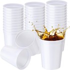 36 Pack 16Oz Stadium Cups Reusable Plastic Cups Blank Drink Tumblers for Parties