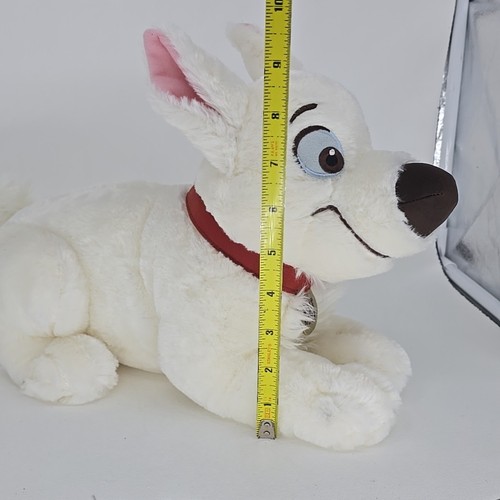 Disney Store Peluche Bullone Cucciolo Cane Peluche Bianco 14” Sdraiato - Foto 11 di 13