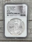 2021 American Silver Eagle T-2, U.S. State Series, ILLINOIS, NGC MS70