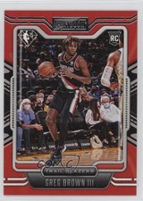 2021-22 Panini Chronicles Playbook Greg Brown III #271 Rookie RC 00jz