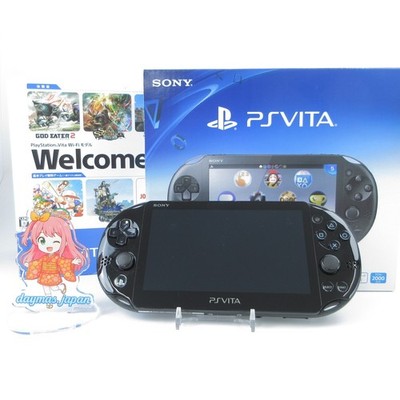 Excellent】Sony PS Vita PCH-2000 Black Wi-Fi Model Console
