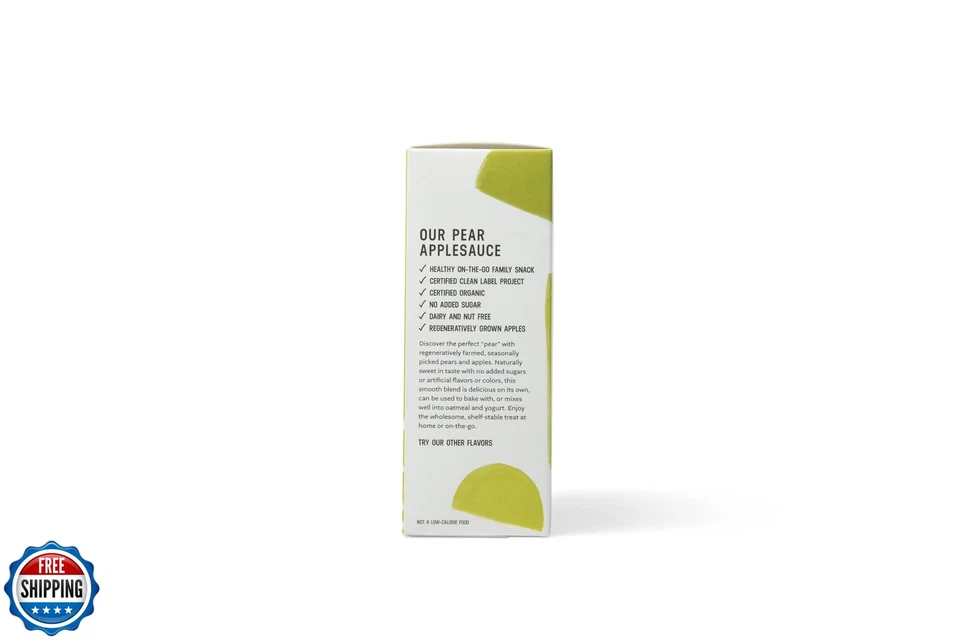 White Leaf Provisions Biodynamic and Organic Pear Apple Sauce, 12.7 Ounce (Pa - Image 3 of 4