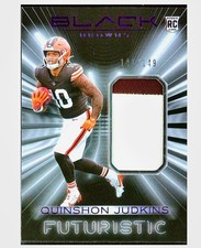 2025 Panini Black - Quinshon Judkins (RC) Futuristic Royal /149 #FUT-QJS
